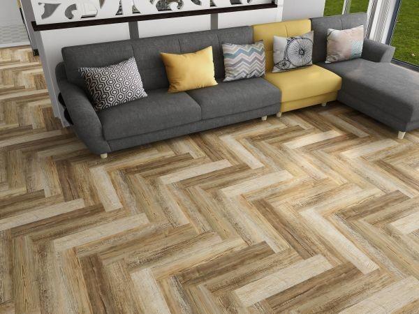 Valinge Vinyl Plank SPC Herringbone Floor No Shrink Termite Proof 5.5mm