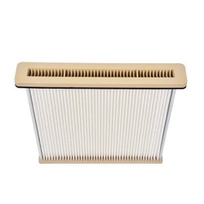 Customized Pleated Flat Panel Air Filter Spunbond Polyester Needle Felt Media