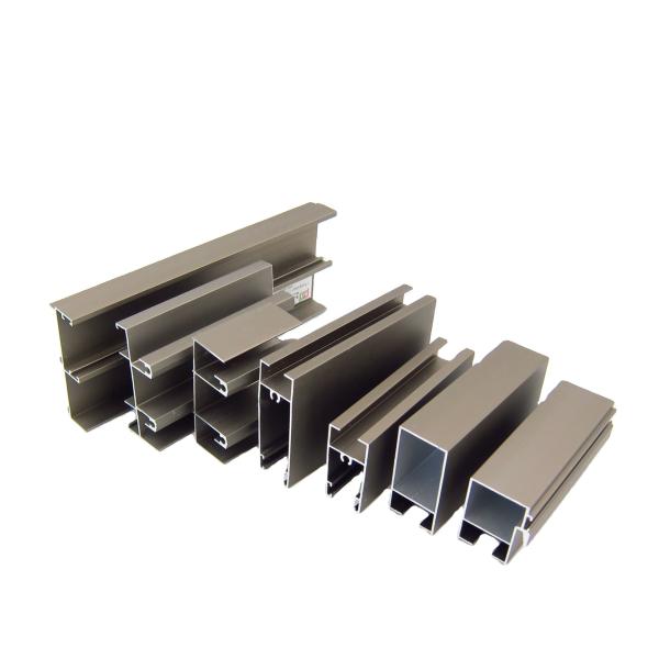 6000 Series T8 Anodized Aluminium Window Profiles Powder Coated