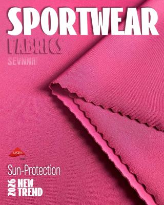 152cm Width Recycled Lycra Fabric In Plain Pattern For Environmentally-Friendly Apparel
