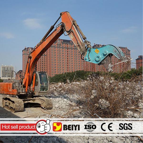 BEIYI hydraulic pulverizer plier demolition pulverizer concrete supplier at 2016 bauma