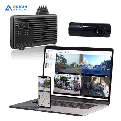 Geofencing Fleet GPS Tracker 4 Channel HD Video GPS Vehicle Positioning Platform dash camera with gps