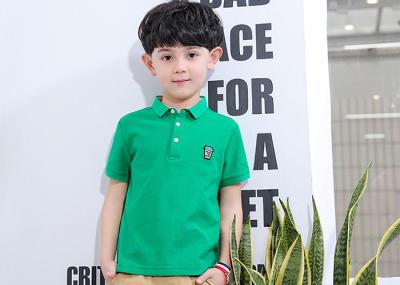 Thin Shirt Half Sleeve Embroidery Children's Style Clothing Boys Polo Shirts