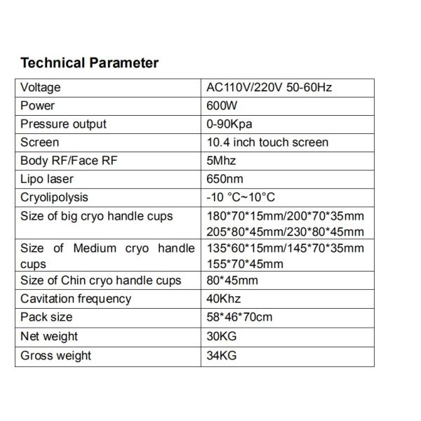 360 Degree Cryolipolisis Laser Liposuction Machine