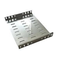 Excellente ventilation plateau de câble en acier inoxydable 1,2 mm-2,5 mm facile à installer couleur argentée