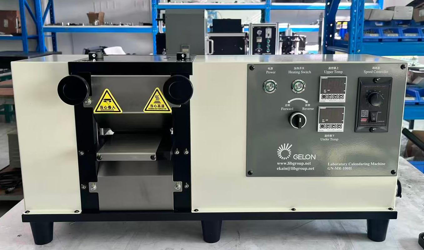 400mm Width Heated Electric Calendering Machine Roll Press with 0.02mm Gap Adjustment Precision for Lab Battery Electrode R&D