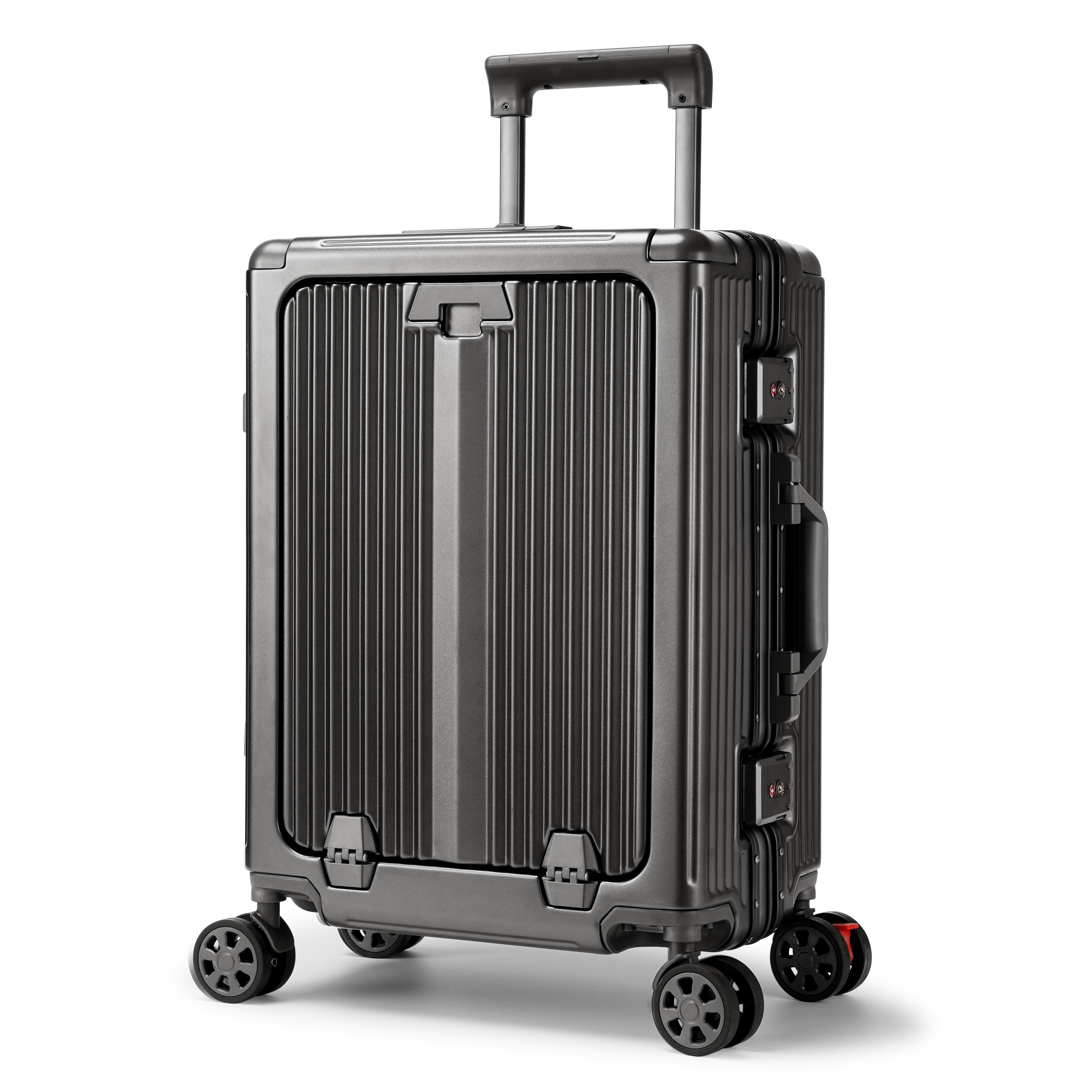 TSA Lock Overnight Business Travel Bag Durable Champagne Luggage With Usb Port