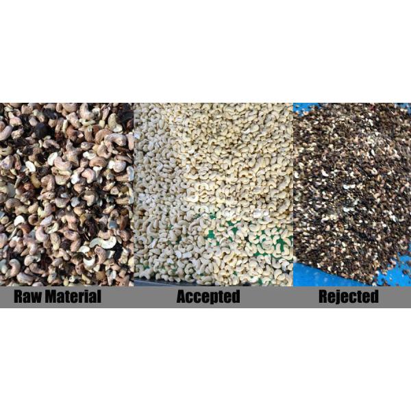Multi Function Smart Mini CCD Color Sorter , Cashew Nut Sorting Machine