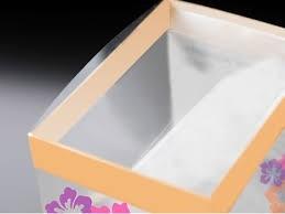 Biodegradable Plastic Sheet Cake Gift Folding PET Plastic Packaging Box