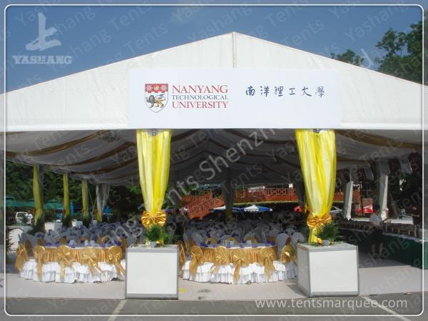 School Luxury Outdoor Party Coast Tents for Winter, Decorated Garden Party Marquees