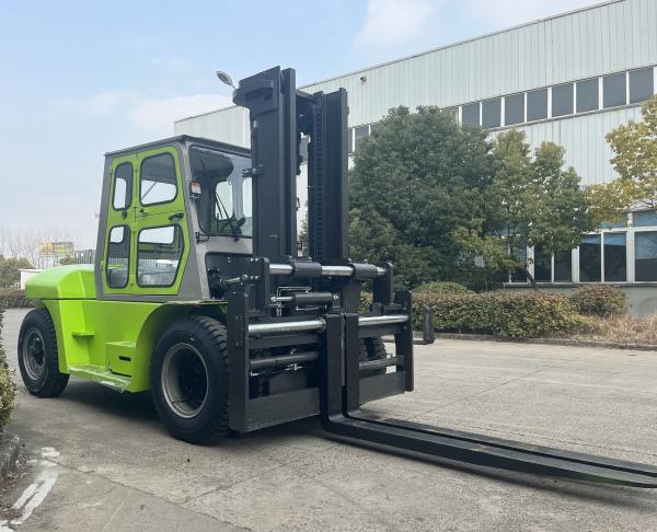 10 Ton Glass Lifting Diesel Engine Forklift Truck Extension Skewer