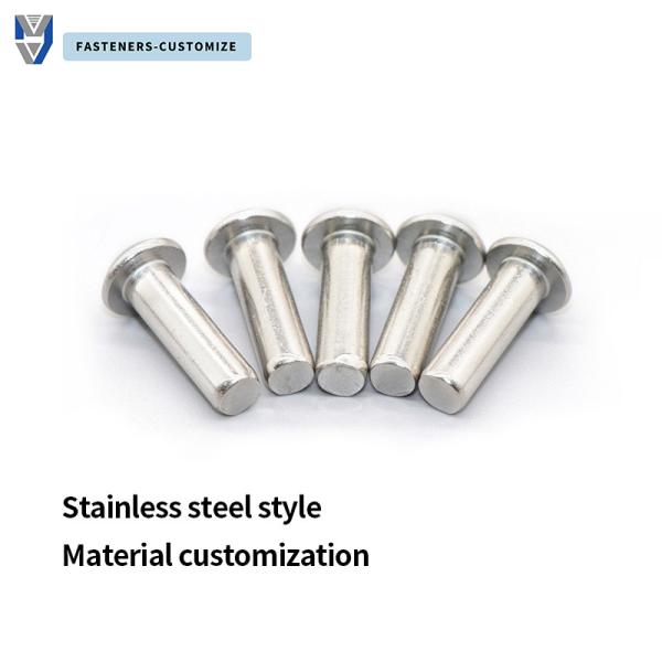 Custom semi-hollow full hollow brass stainless steel screws