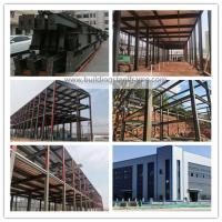 Edificio de Warehouse de la estructura de acero de la luz S355 con Grey Color Paint