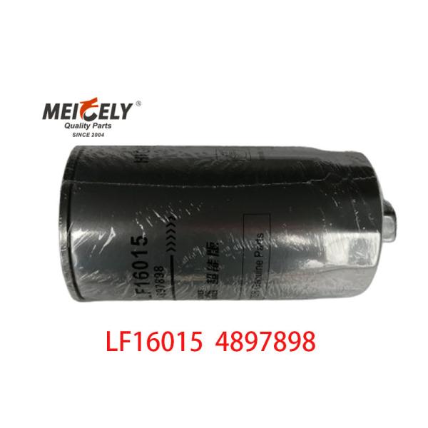 LF16015 Truck Oil Filter For Fleetguard Cum-mins Daf with Filter Paper + Iron Construction in OEM Standard Size