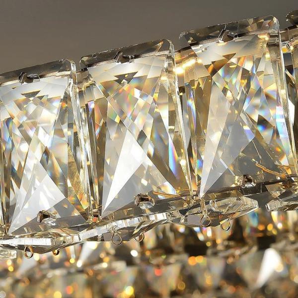 Luxury Ring Ceiling Lamp Modern Bedroom Living Room Crystal Ceiling Lamp(WH-CA-100)