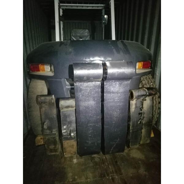5.5m high mast TCM FD70 7ton Diesel Forklift Truck , TCM used container forklift