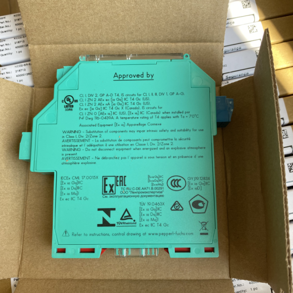 PEPPERL+FUCHS Safety Barrier Zener Barrier For Intrinsic Safety KFD2-ST5-EX1