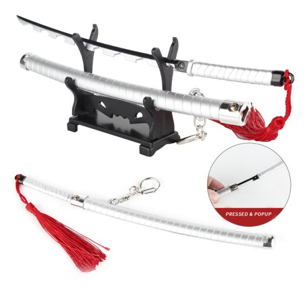 Demon Slayer Hashibira Inosuke Zinc Alloy Katana Sword Anime Cosplay
