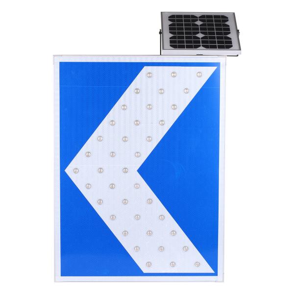 Good Visible CE Approvel 18V Chevron Driving Sign , Aluminium Road Signs