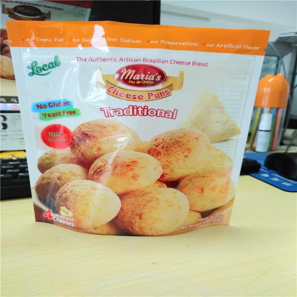 Malotes plásticos do logotipo feito sob encomenda brasileiro mexicano do sopro do queijo que empacotam microplaquetas brasileiras do queijo das cookies do sopro do queijo