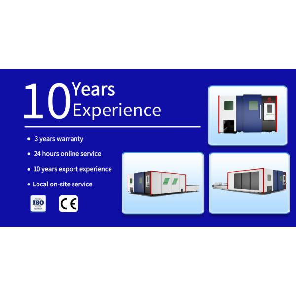 Industrial Double Table 3000w Sheet and Tube Metal Laser Cutting Machine with HIWIN Guiderail