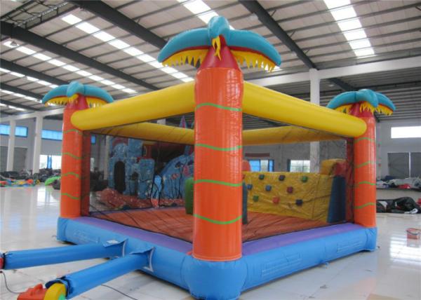 Castelo inflável material do leão-de-chácara do PVC casa inflável simples do leão-de-chácara do macaco da mini mini bouncy para crianças sob 8 anos