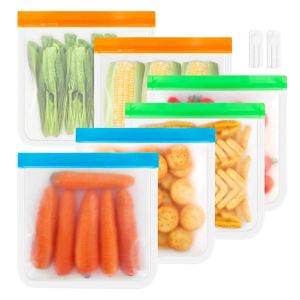 13 Gallon Biodegradable Zipper Storage Bags , PEVA Eco Friendly Food Bags