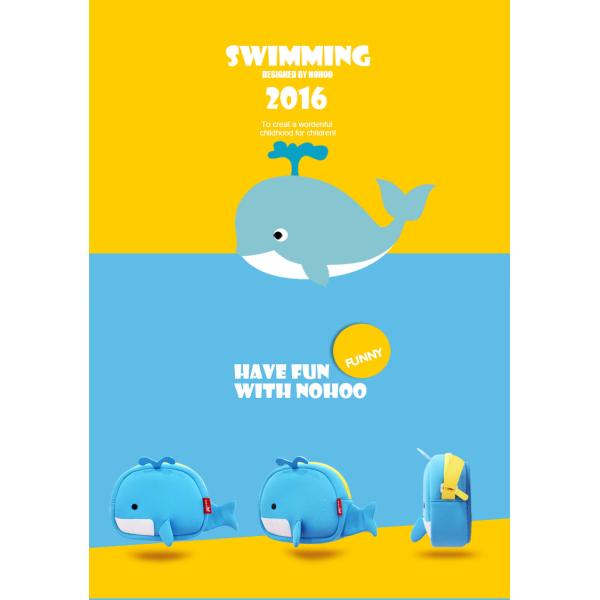 Whale Design Kids Sling Bag Softback Waterproof Neoprene Material 