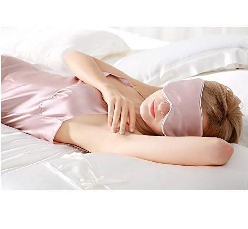 CE MSDS Sleeping Time Eye Cover , Mulberry Silk Eyeshades For Sleeping