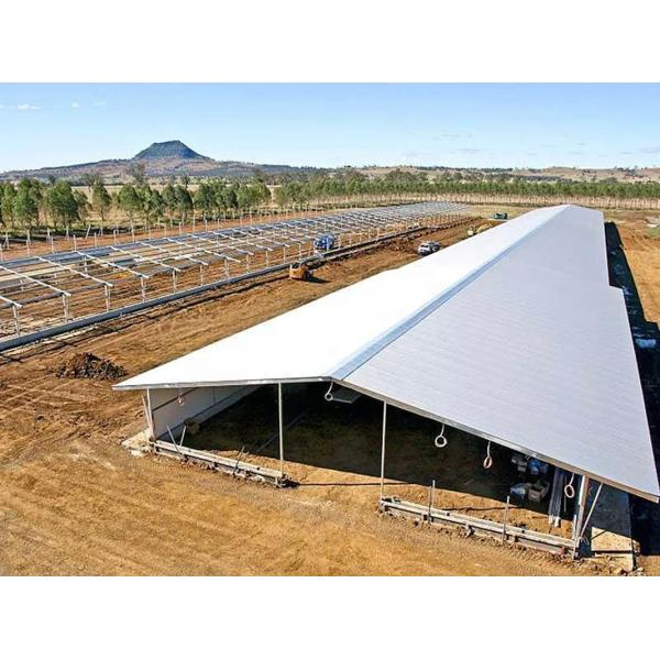 Prefabricated Steel Animal Agricultural Goat Farm Sheep Animal Farming Design Shed House