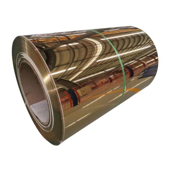 Decoiling Service SUS 200 300 400 ASTM JIS 8k Surface Finish Stainless Steel Coil for Kitchen Food Grade Sanitary Ware