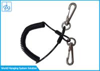Cordas da pesca da corrente chave/segurança do cabo multicolorido da bobina da mola da prova do roubo