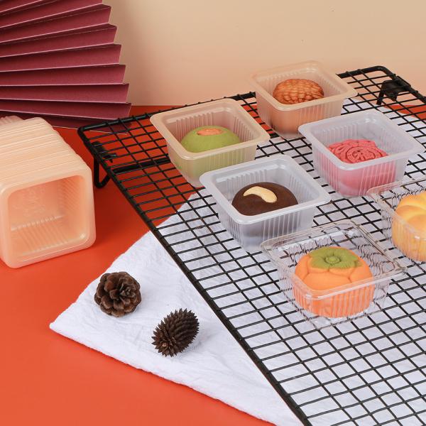Pastelaria plástica do bolo da lua que empacota a bolha plástica Tray Food Grade de PET/PP
