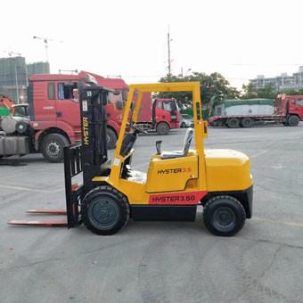 Hyster Used Diesel Forklift 3.5Ton With Moving Shifter Middle Cylinder 3m Lifting Height