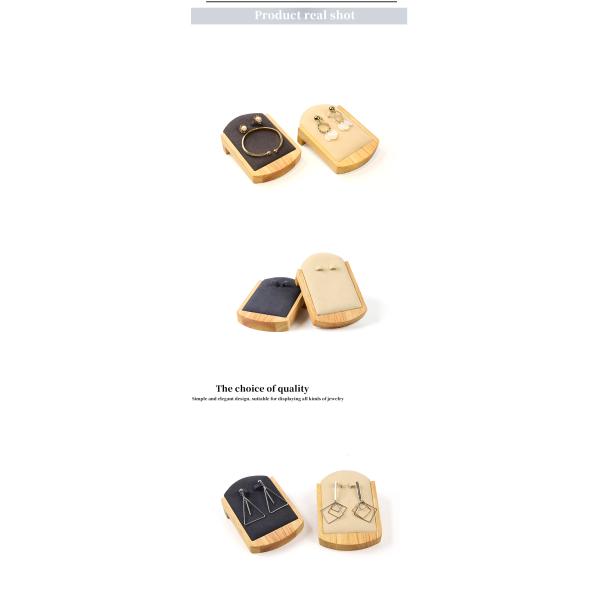 OEM Discrète Boucles d'oreilles en bois Display Holder bijoux Pendentif Exposition accessoires
