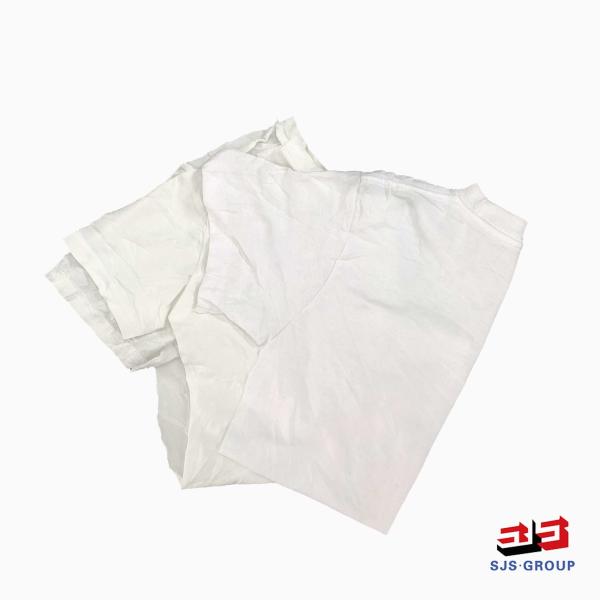 panos de limpeza brancos do algodão de 100kg/Bale 35cm