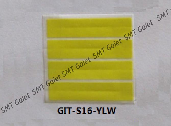 Одиночная лента соединения SMT на поясы SMT 16mm 4000 PCS/Box GIT-S16-YLW