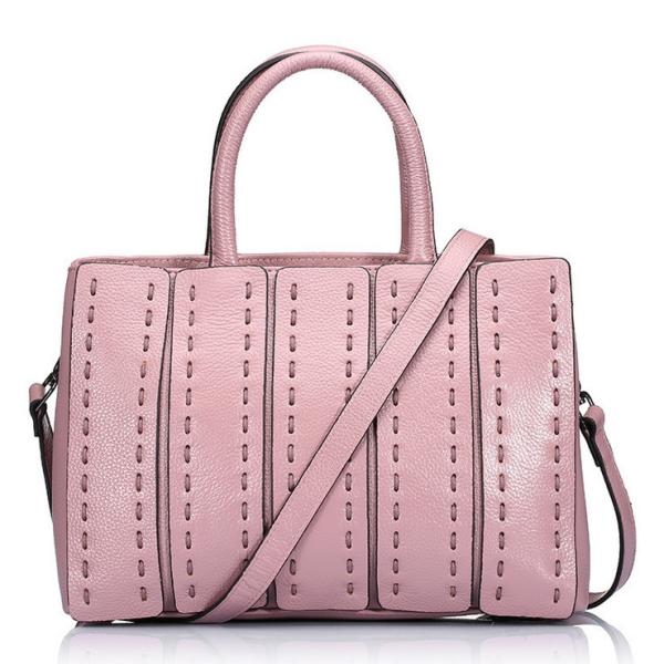 Genuine Leather  Totes Bags Patchwork  Shoulder Bags Versatile Clutch Bags