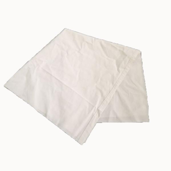 Marine Cleaning White Bed Sheet reciclou o algodão Rags 49*49cm