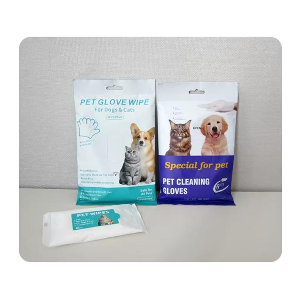 non woven Dog Teeth Cleaning Finger Pads Clean Teeth Finger Pads For Dogs