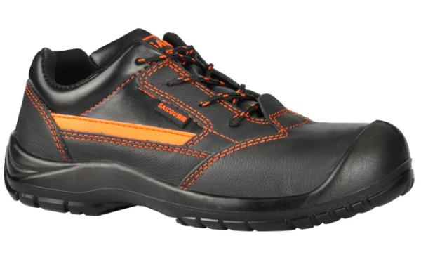 Black Athletic Safety Shoes Multipurpose For Construction / Decoration