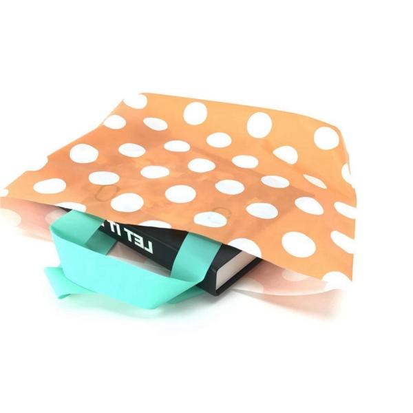 Semi-Transparent FROSTED (SMALL) Rigid Plastic Soft Loop Handle Gift / Retail Shopping Bags