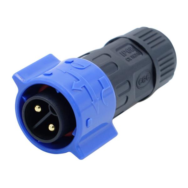 Waterproof M25 4 pin fast push pull 40A connector female plug male socket power connectors