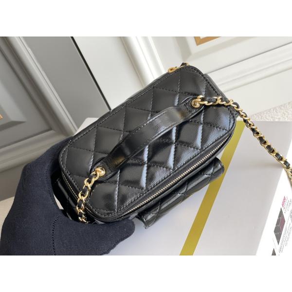 Случай тщеты Chanel 22K сумок Lambskin изготовленный на заказ заклеймленный Multi карман