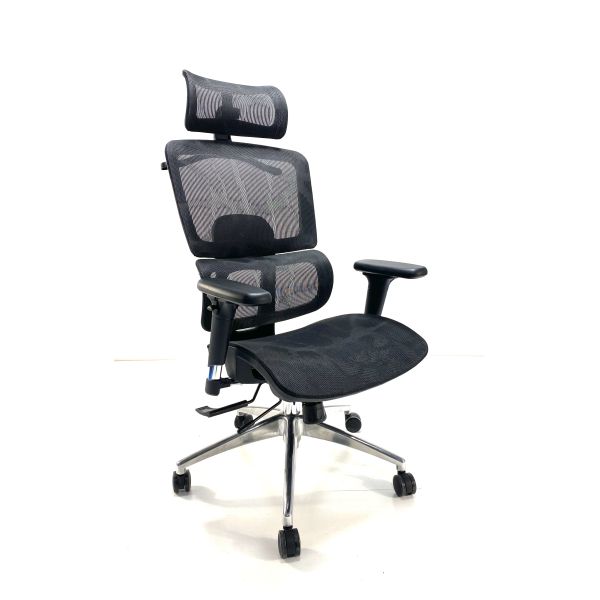 Full Mesh Swivel Ergonomic Office Chair With Lumbar Protection High Back