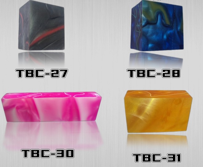 New design high quality clear marble square rectangle acrylic bar led decoration rod colored acrylic