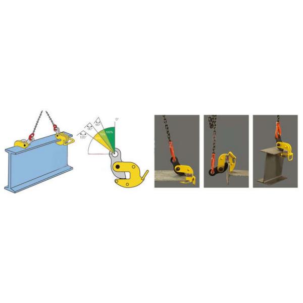 1.5T - 20T Reversal Sheet Metal Lifting Clamps DFQ Series Easy To Use