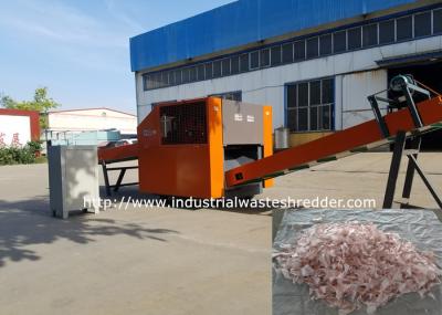 Grande capacidade da retalhadora Waste de pano da bolsa a ar da segurança de veículo da máquina de corte de pano da bolsa a ar