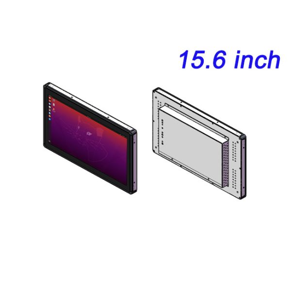 15.6-inch Smart Digital Industrial Panel Mount Monitor Electronic Class Information Display