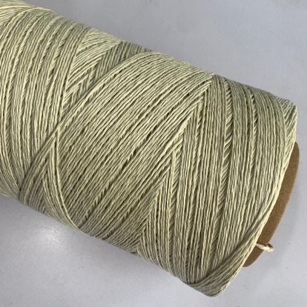 Beige Polypropylene Thread Sausage Loop Twine Fibrillated 460tex 2ply